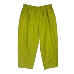 Lucy & Yak Green Ankle Cropped Pants